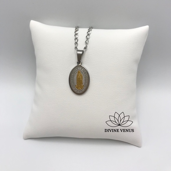 Mother Mary Necklace | Stainless Steel - Picture 8 of 10